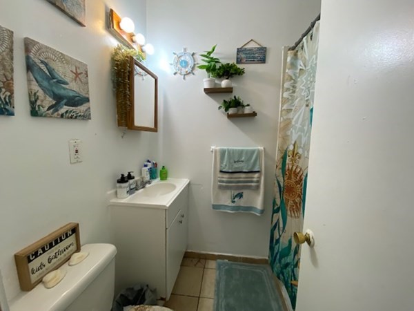 220 Vernon Street Worcester, MA 01607 - Photo 16 of 29 a bathroom with a sink toilet and mirror