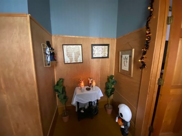 220 Vernon Street Worcester, MA 01607 - Photo 8 of 29 a living room with furniture and a mirror