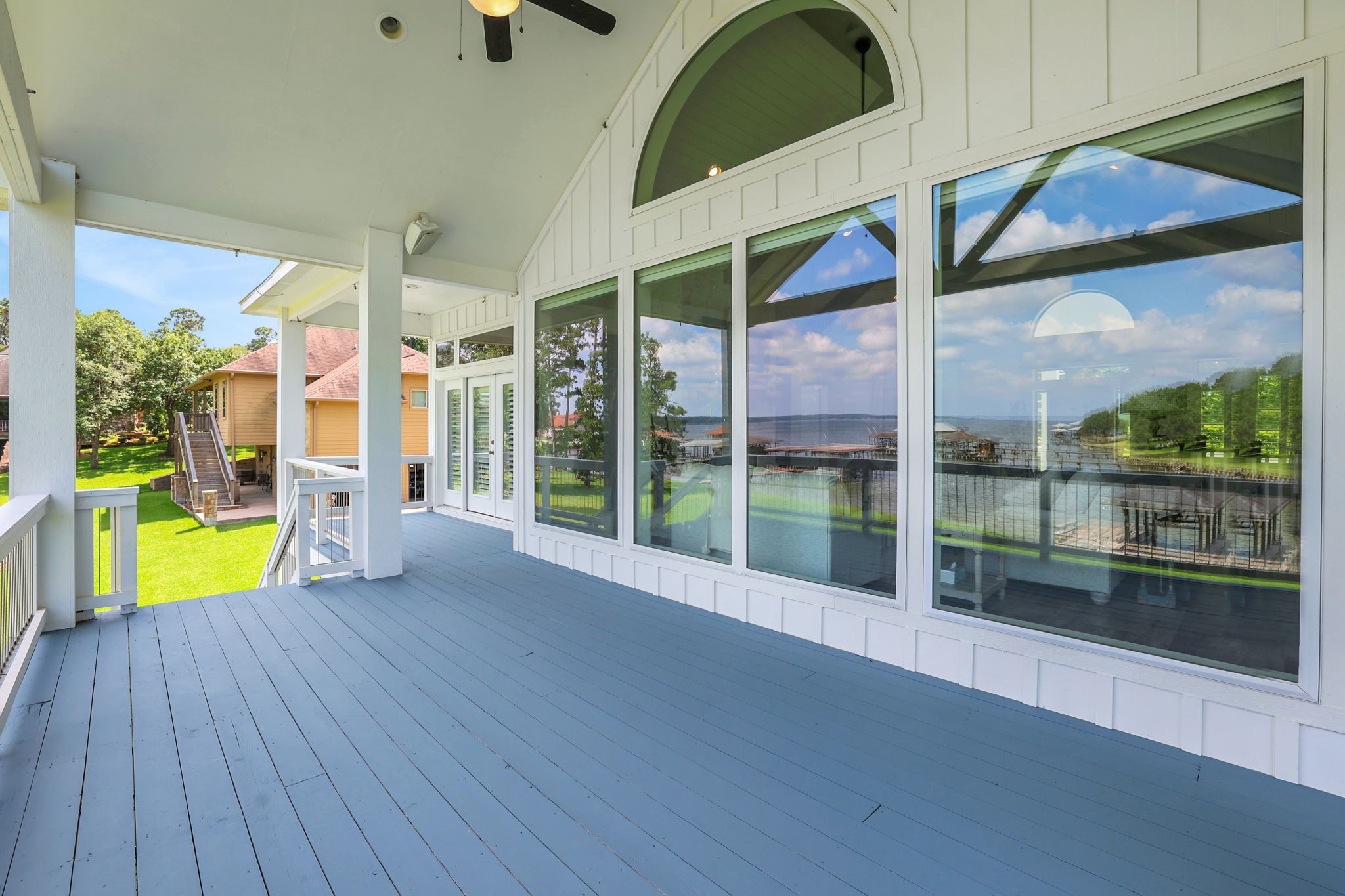 231 Ridge Cove Lane Coldspring, TX 77331 - Photo 28 of 50 The back deck extends your living space outdoors, offering room to relax, entertain and take in the surroundings