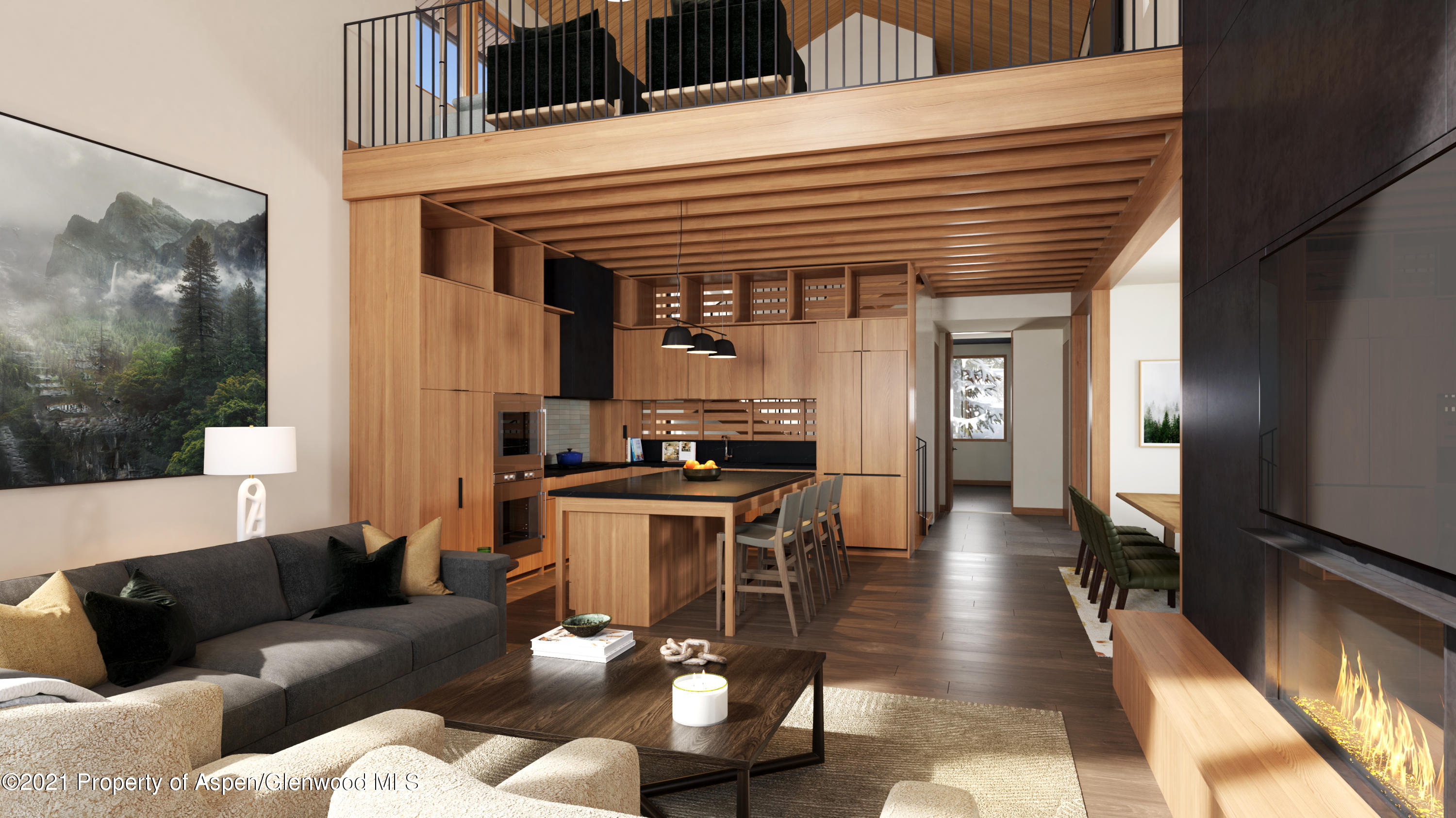 411 Wood Road, Unit 8 Snowmass Village, CO 81615 - Photo 7 of 9 Plan C Kitchen - Final