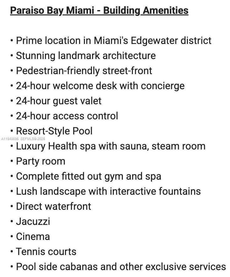 650 Northeast 32nd Street, Unit 4306 Miami, FL 33137 - Photo 52 of 52