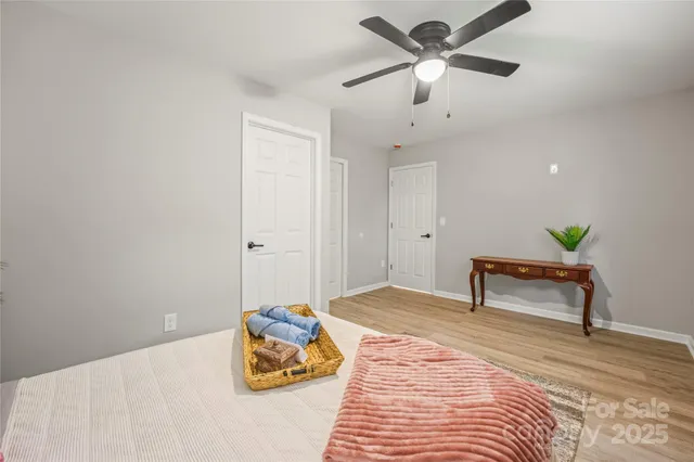a bathroom with a double vanity sink and mirror