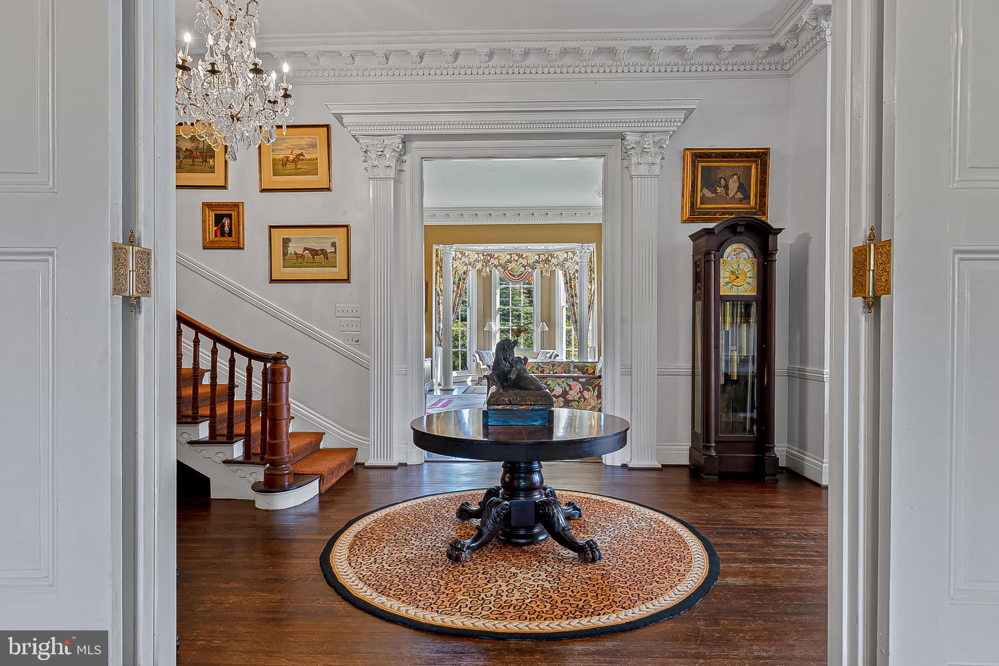 1610 Delaplane Grade Road Upperville, VA 20184 - Photo 65 of 123 Foyer leading to Living room with alcove