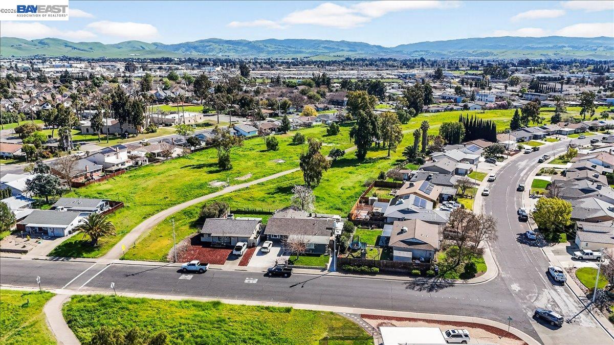1279 Marigold Road Livermore, CA 94551 - Photo 44 of 53 an aerial view of a houses with a swimming pool