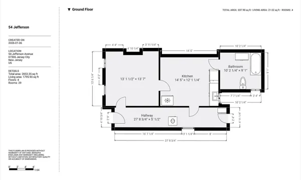 $1,060,000 | 54 Jefferson Avenue, Jersey City, NJ 07306