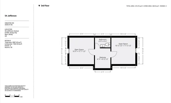 $1,060,000 | 54 Jefferson Avenue, Jersey City, NJ 07306