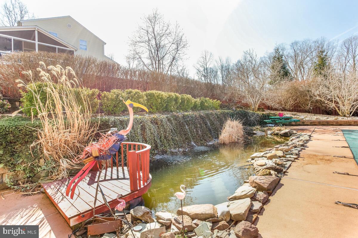 6269 Solomons Island Road Tracys Landing, MD 20779 - Photo 66 of 99 Pond and water fall area