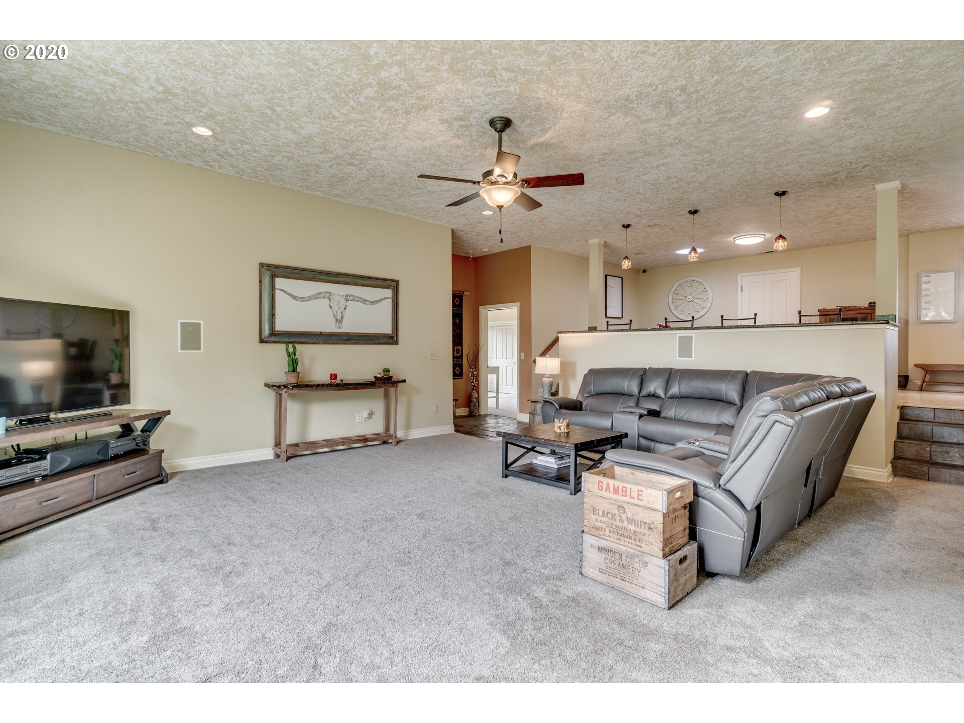 18400 Southeast Richey Road Gresham, OR 97080 - Photo 12 of 32 a living room with furniture and a flat screen tv