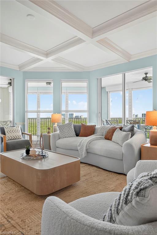 285 Grande Way, Unit 804 Naples, FL 34110 - Photo 7 of 50 a living room with furniture and a large window