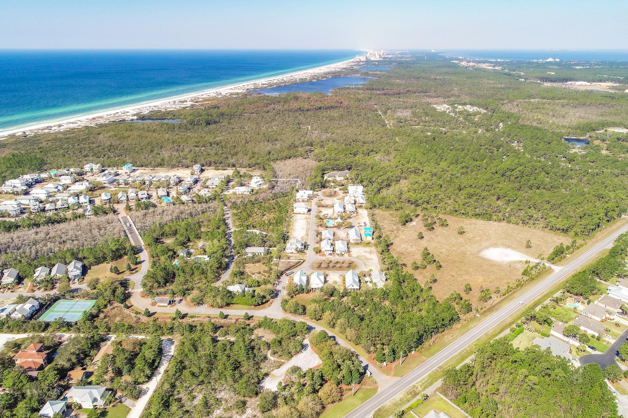 Lot 26 Cypress Ridge Santa Rosa Beach, FL 32459 - Photo 57 of 58 Aerial view West with Phase 2 and boys a