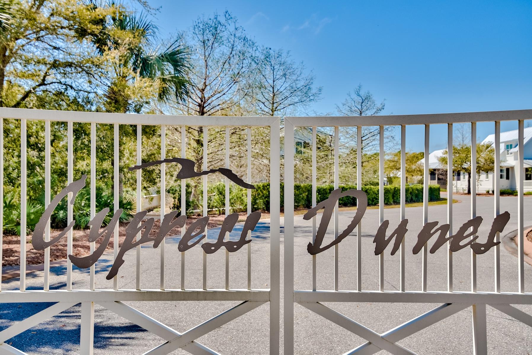 Lot 26 Cypress Ridge Santa Rosa Beach, FL 32459 - Photo 6 of 58 Cypress Dunes Phase 2 gate zoomed in on