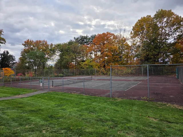 a view of yard with green space