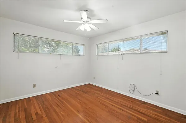 wooden floor in an empty room
