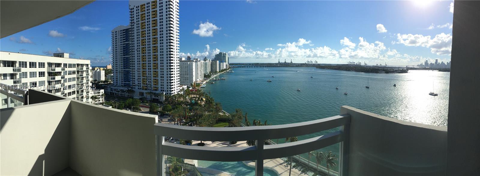 1500 Bay Road, Unit 1532S Miami Beach, FL 33139 - Photo 32 of 50 a view of a balcony with an outdoor space