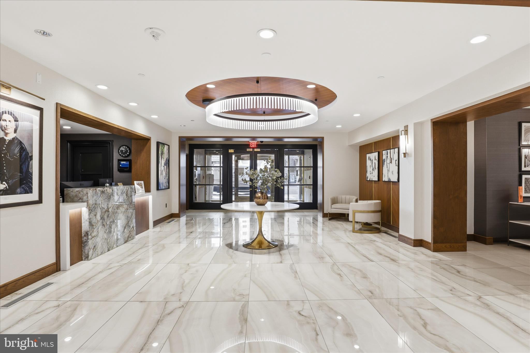 631 D Street Northwest, Unit 128 Washington, DC 20004 - Photo 25 of 87 a view of a living room and a large window