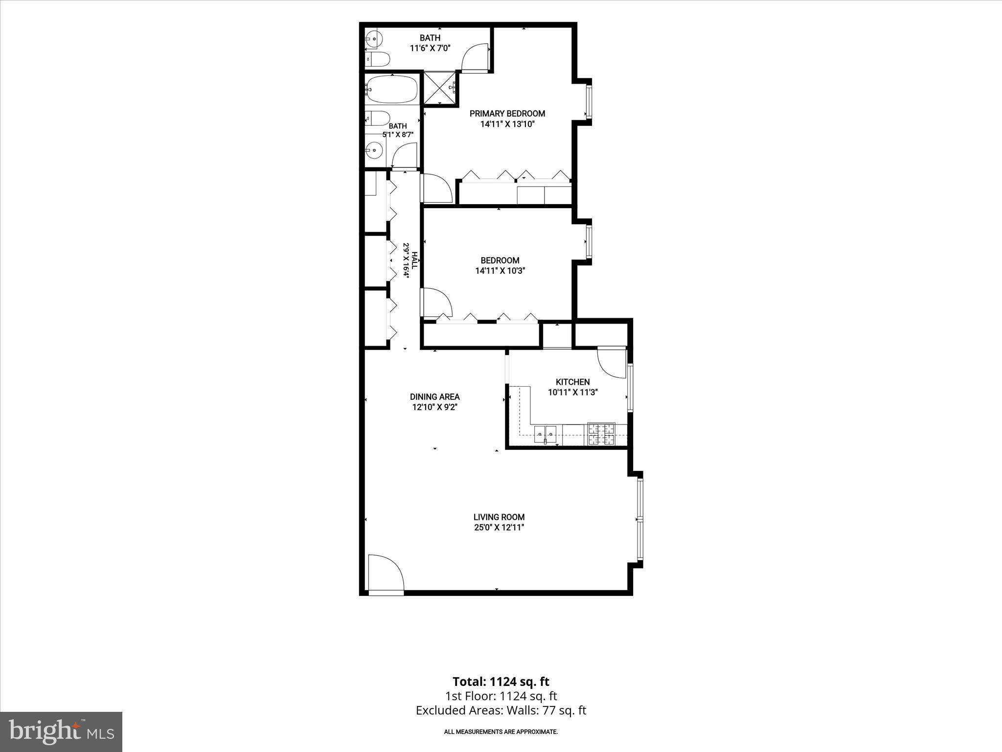 351 Homeland Southway, Unit 3D Baltimore, MD 21212 - Photo 29 of 29 Floor Plan