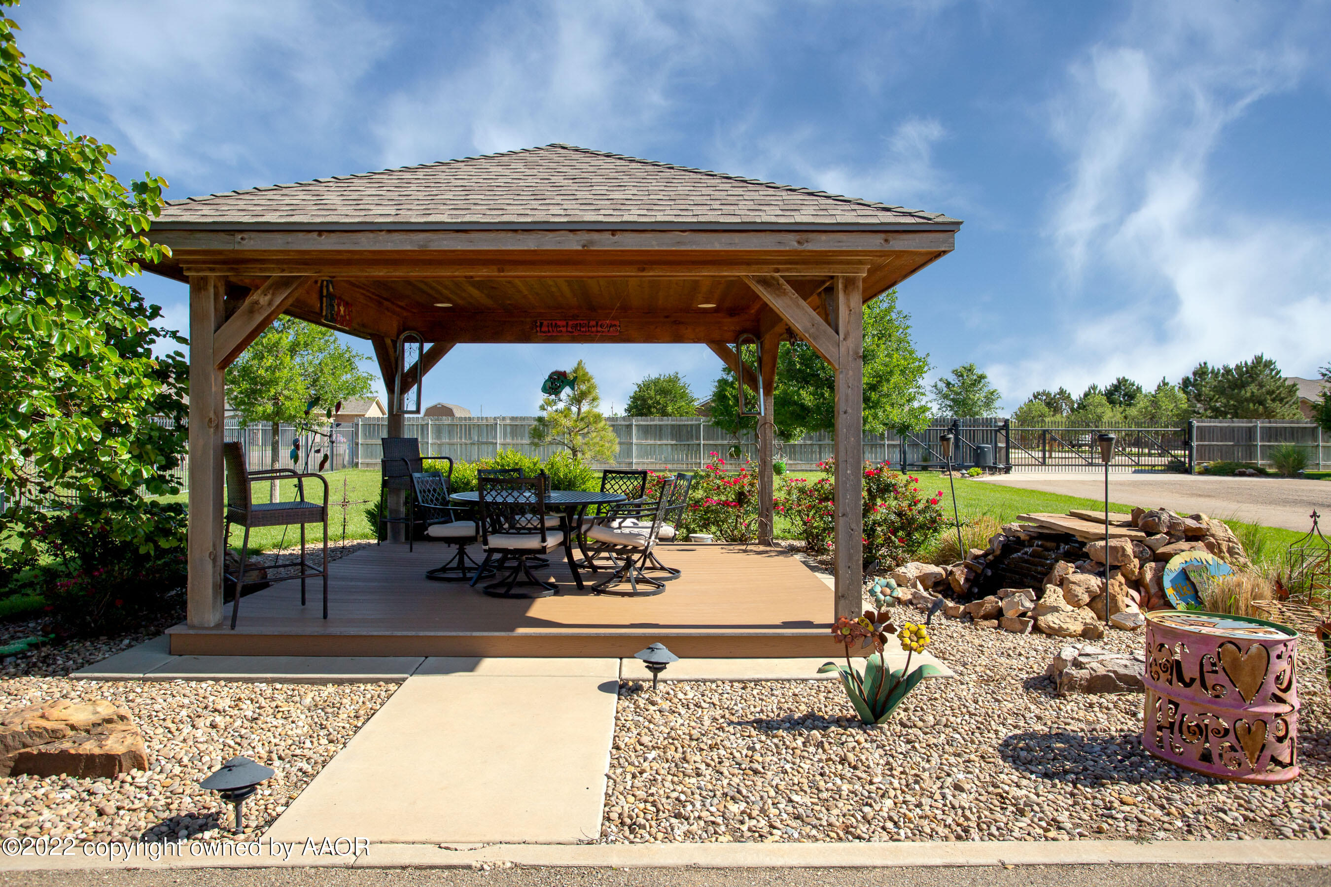 19151 Stone Creek Road Amarillo, TX 79124 - Photo 45 of 64 Gazebo view 2