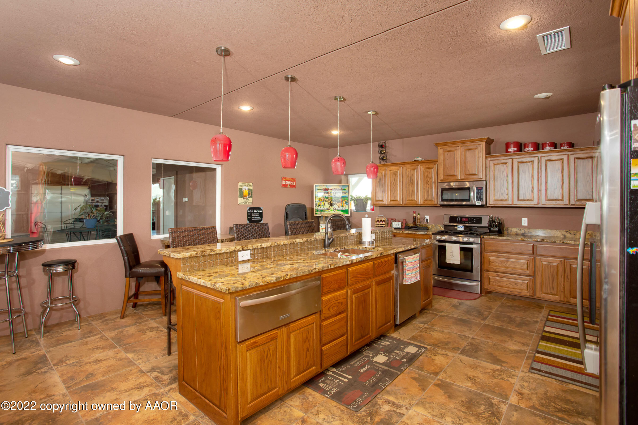 19151 Stone Creek Road Amarillo, TX 79124 - Photo 50 of 64 Pool house kitchen
