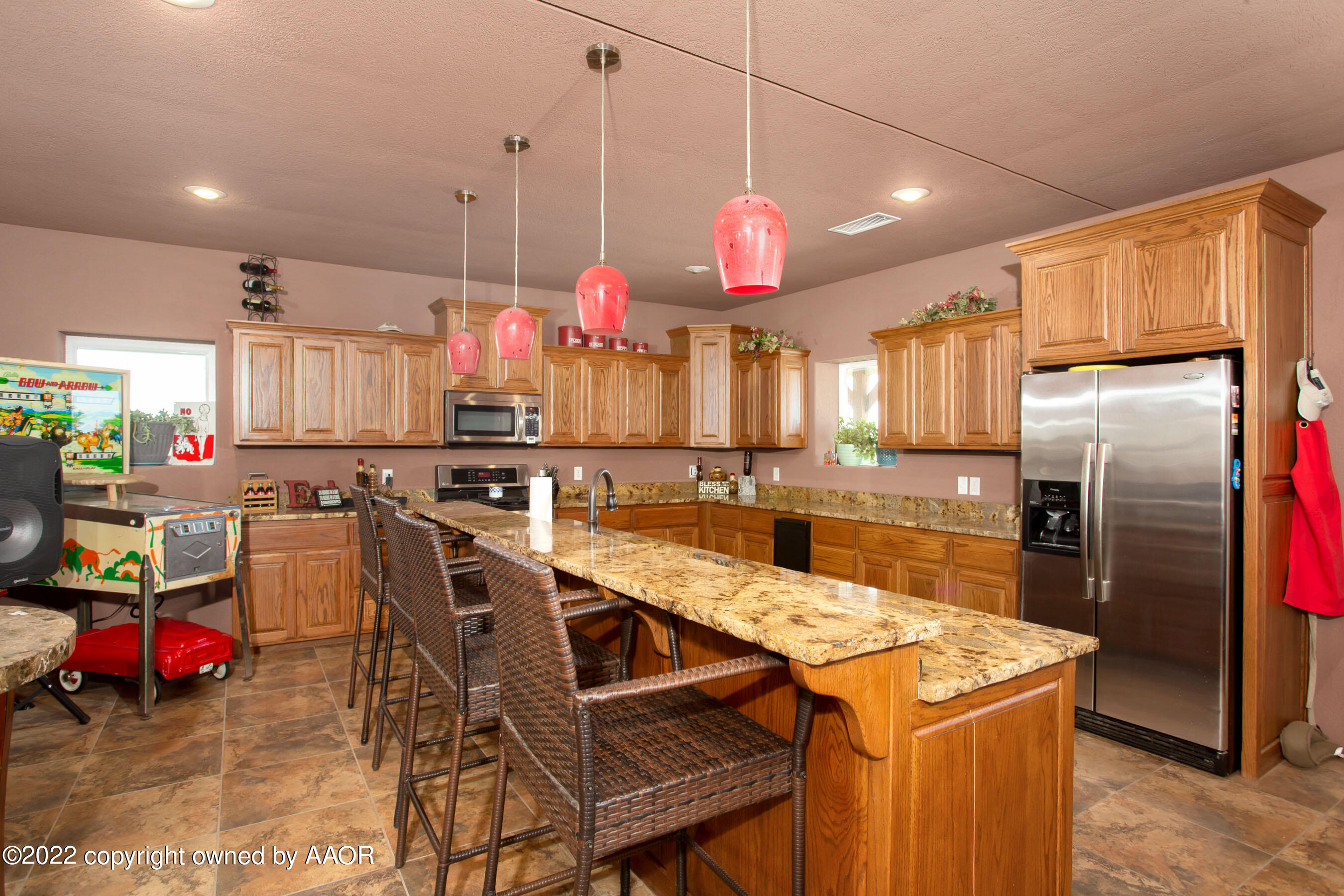19151 Stone Creek Road Amarillo, TX 79124 - Photo 51 of 64 Pool house kitchen view 2