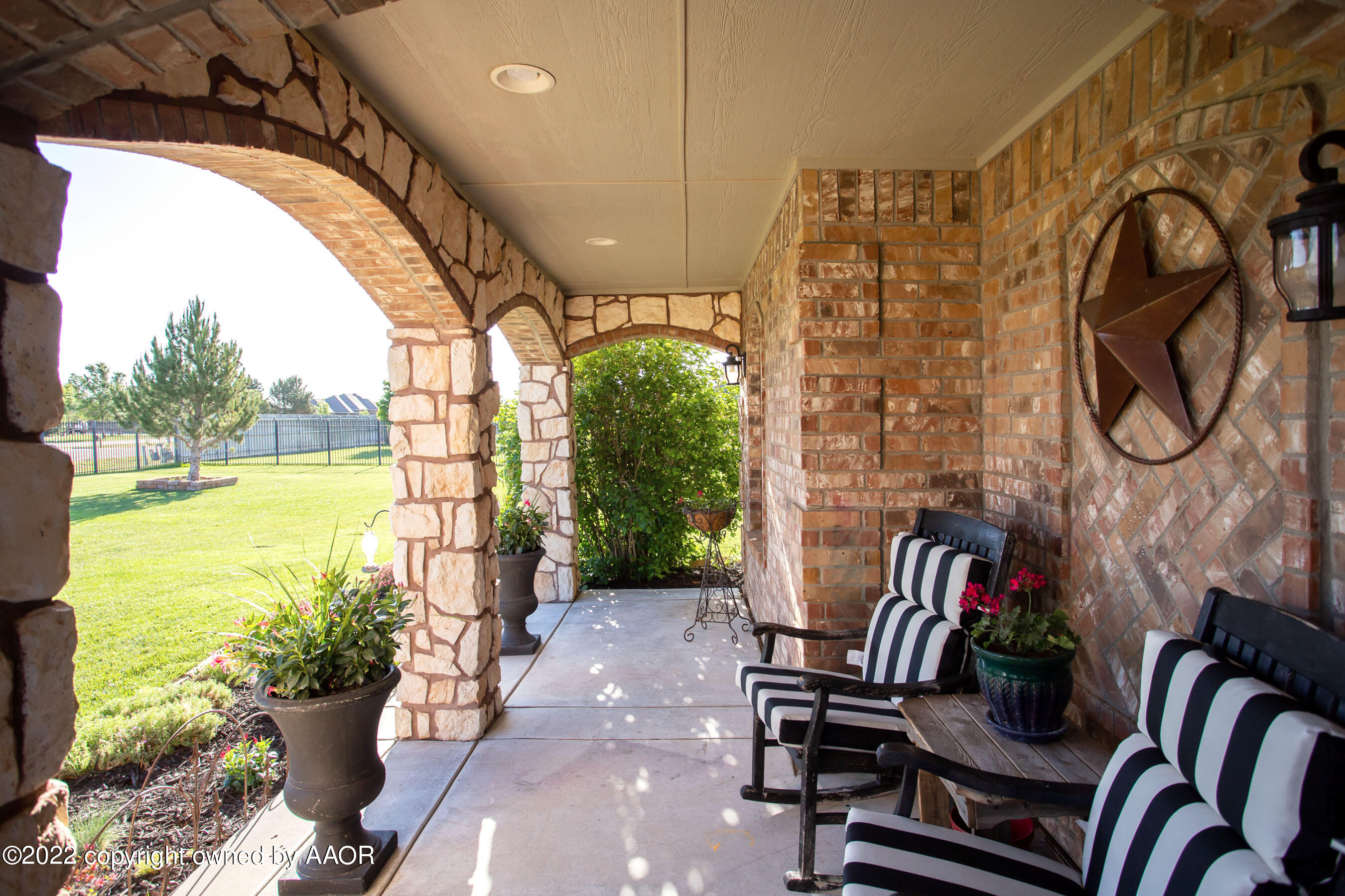 19151 Stone Creek Road Amarillo, TX 79124 - Photo 8 of 64 Covered front porch