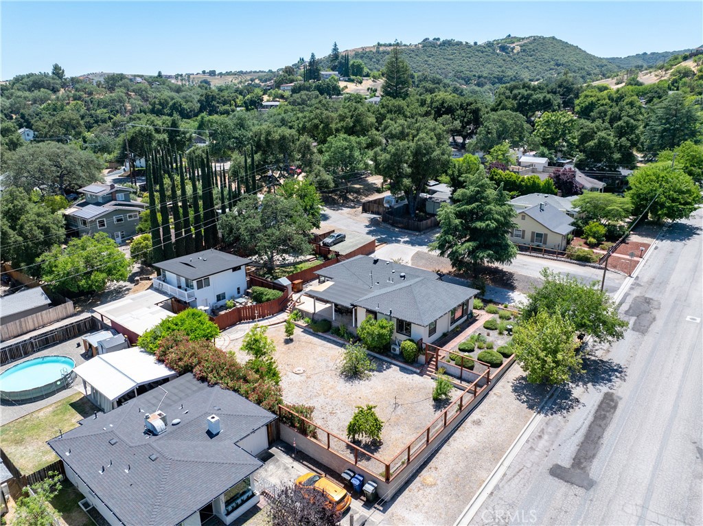 204 18th Street Paso Robles, CA 93446 - Photo 33 of 65 an aerial view of a house with a garden