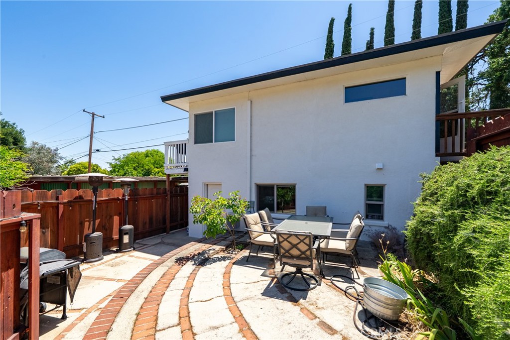 204 18th Street Paso Robles, CA 93446 - Photo 60 of 65 a view of backyard with outdoor seating and plants