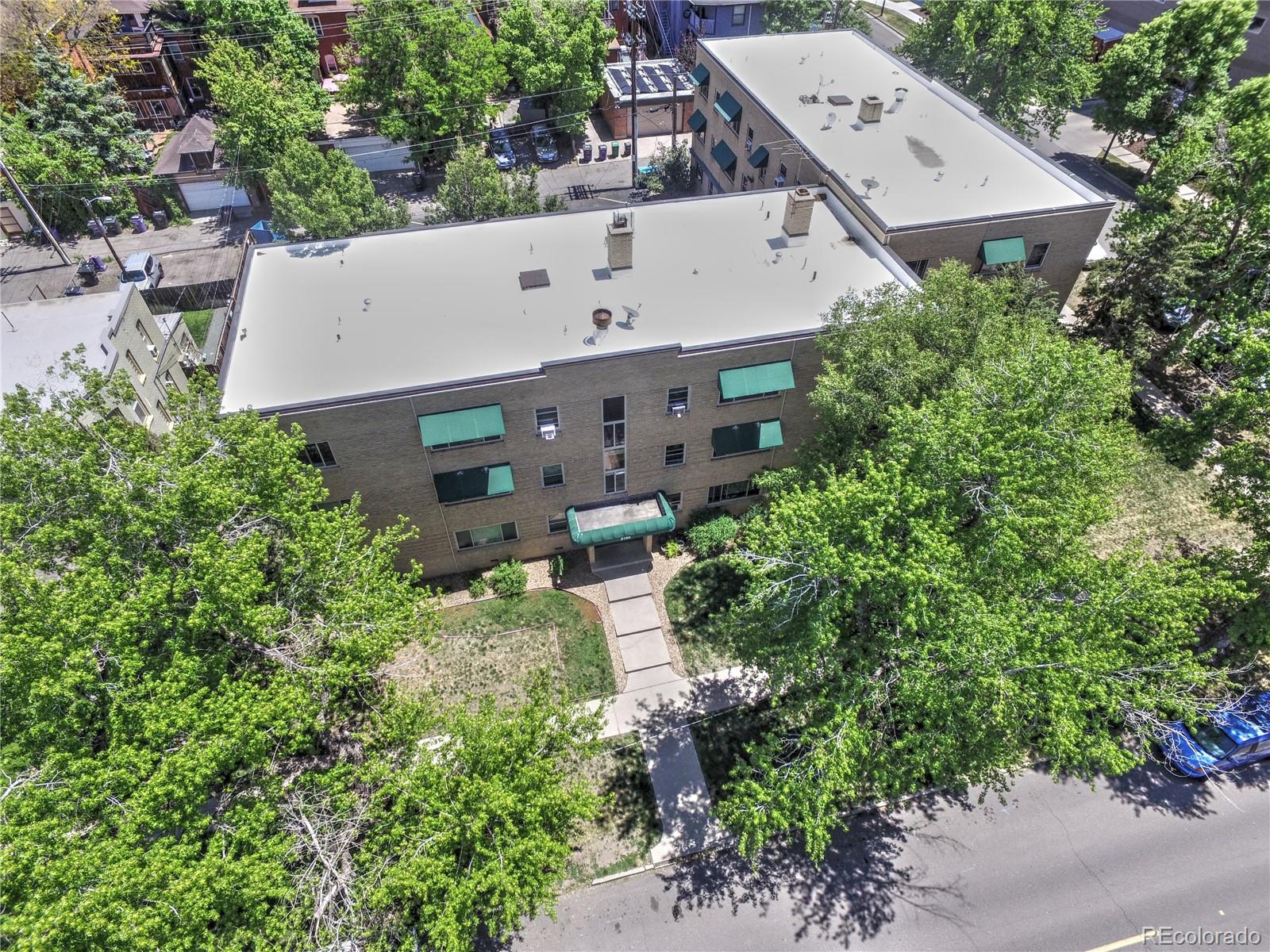 2100 Franklin Street, Unit 8 Denver, CO 80205 - Photo 22 of 29 an aerial view of a house