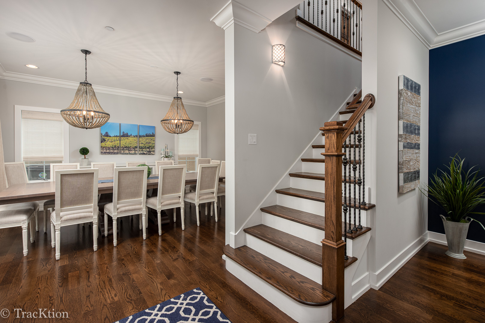 532 North Rose Avenue Park Ridge, IL 60068 - Photo 14 of 48 a view of dining room and hall with wooden floor
