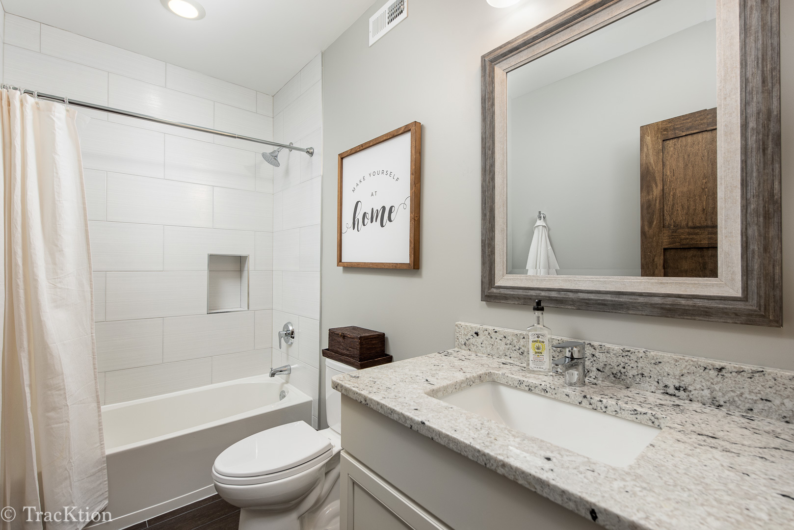 532 North Rose Avenue Park Ridge, IL 60068 - Photo 39 of 48 a bathroom with a granite countertop sink toilet and shower