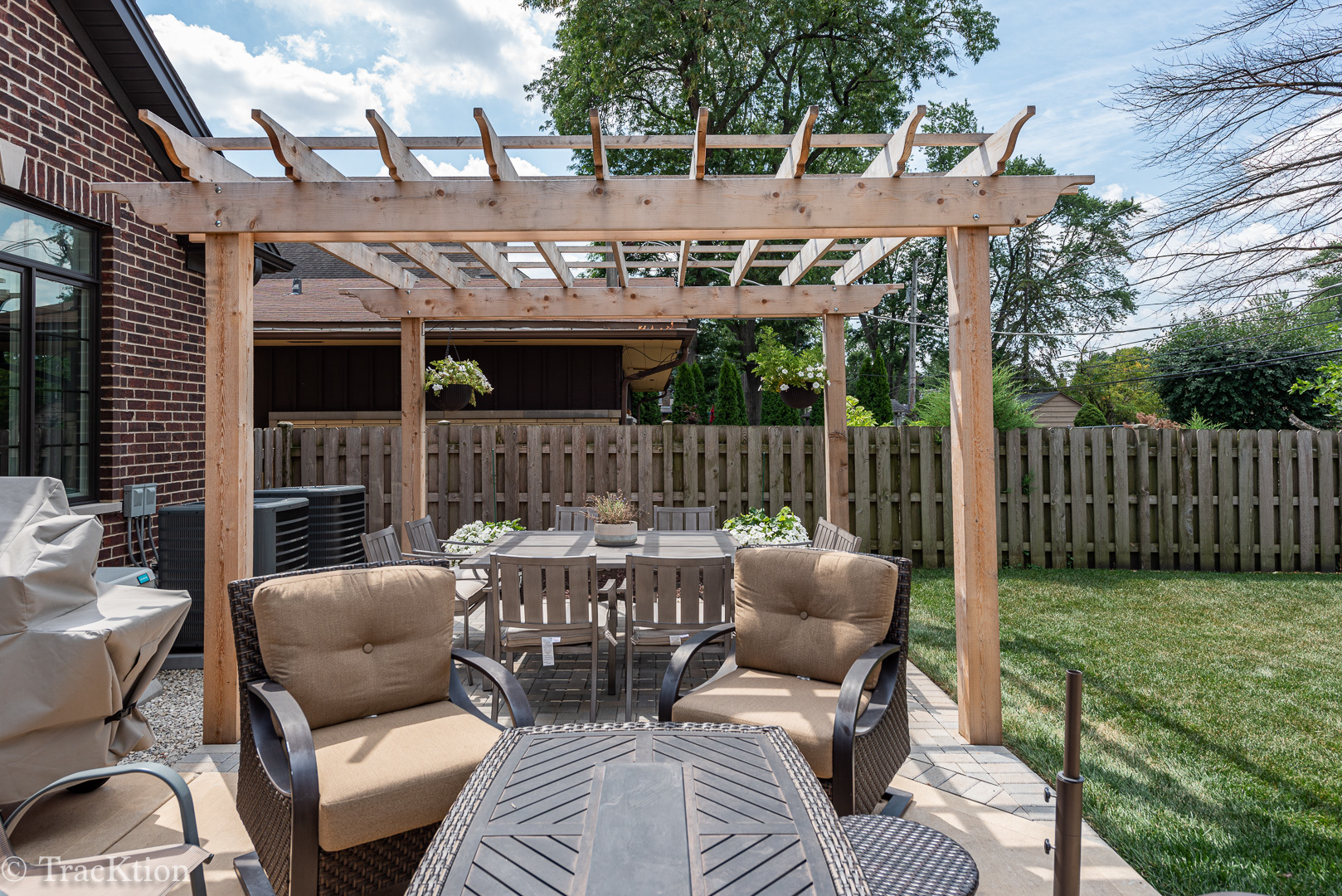 532 North Rose Avenue Park Ridge, IL 60068 - Photo 43 of 48 a view of a patio with couches chairs and a fire pit
