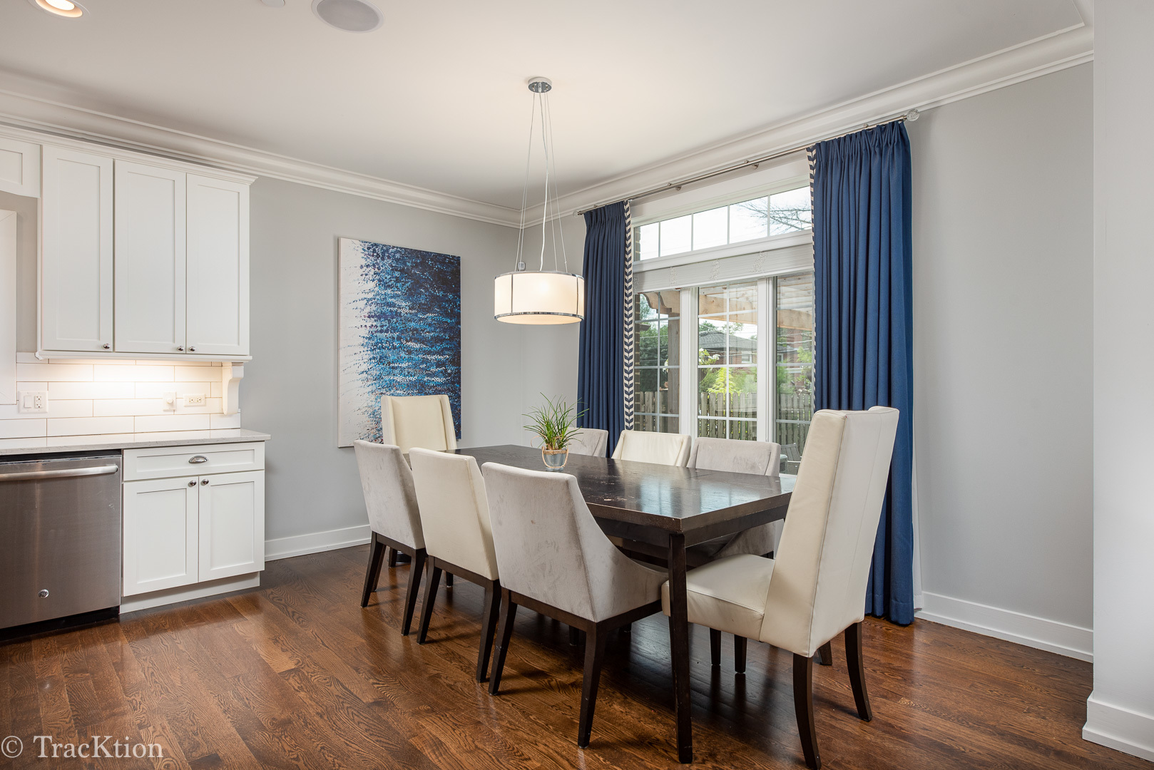 532 North Rose Avenue Park Ridge, IL 60068 - Photo 8 of 48 a view of a dining room with furniture window and wooden floor