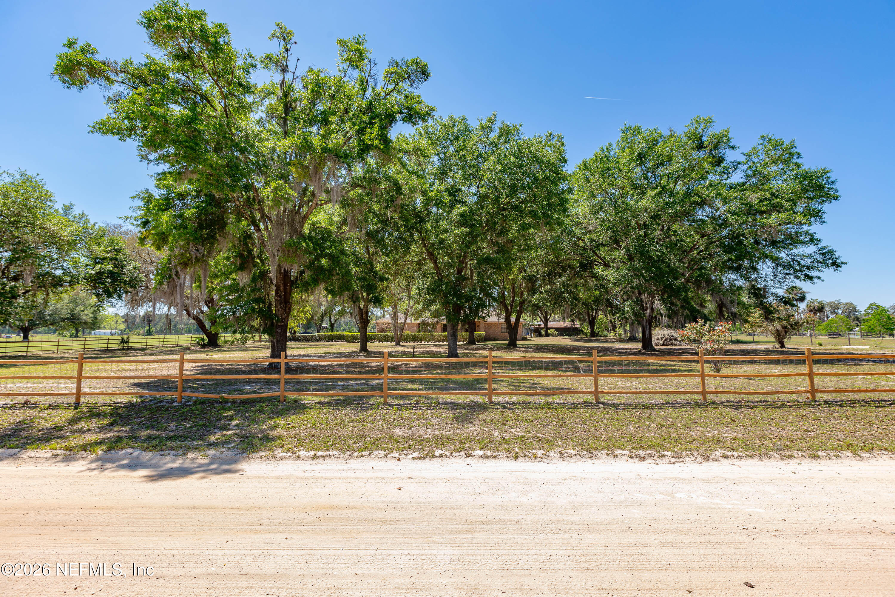289 Chesser Road Interlachen, FL 32148 - Photo 31 of 63 a view of a yard with a fountain