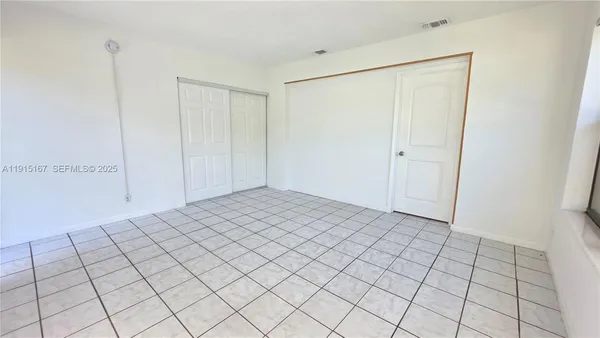 a view of an empty room