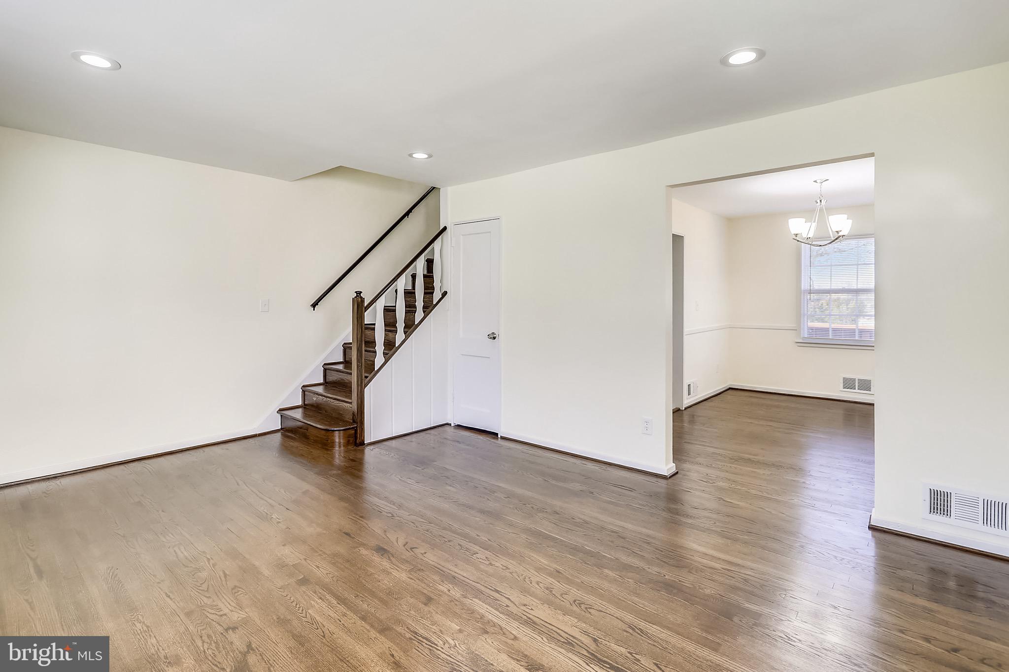 12014 Claridge Road Silver Spring, MD 20902 - Photo 7 of 28 Living room looking into dining room.