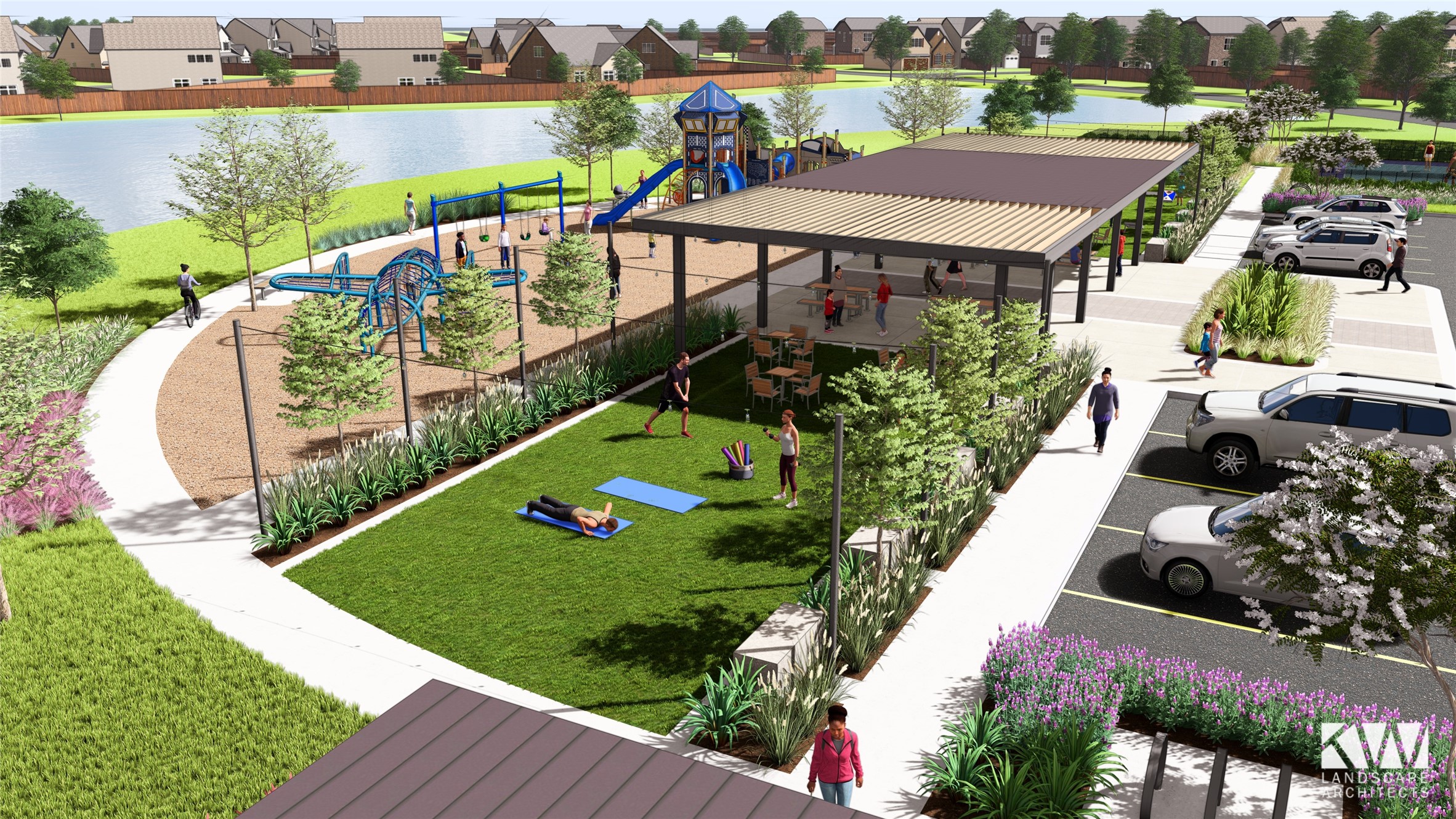 10656 Altitude Way Conroe, TX 77303 - Photo 28 of 30 an aerial view of a house with outdoor space and lake view