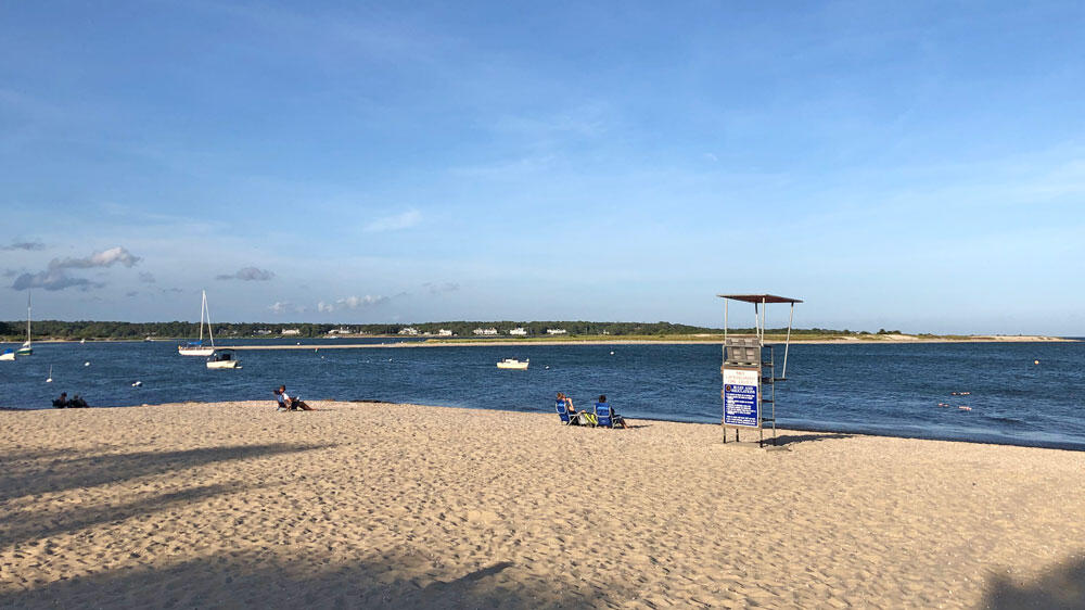 311 Waquoit Road Cotuit, MA 02635 - Photo 2 of 3 a view of a terrace with lake view