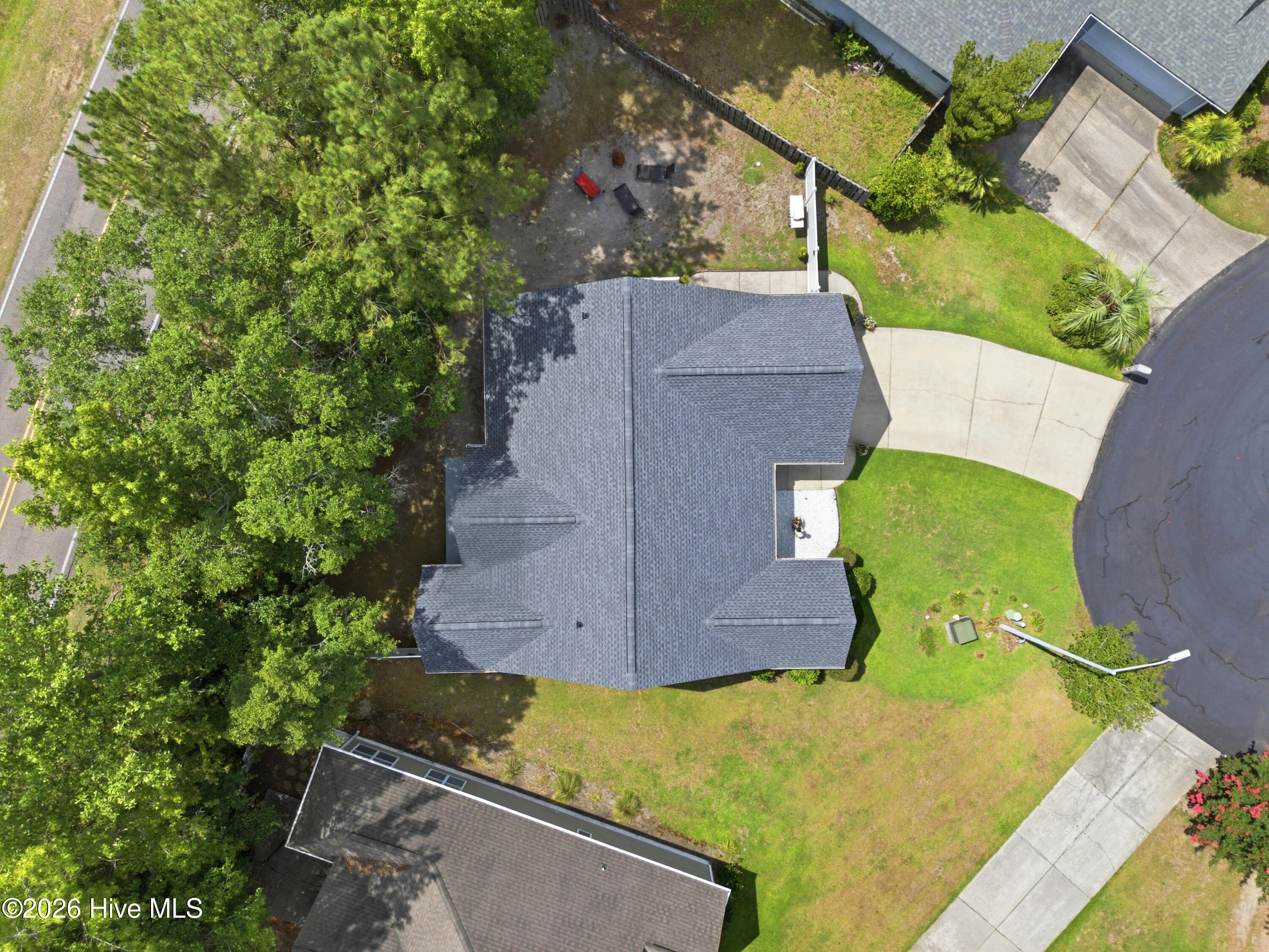 117 Cedar Tree Lane Southwest Calabash, NC 28467 - Photo 41 of 48 Overhead view.