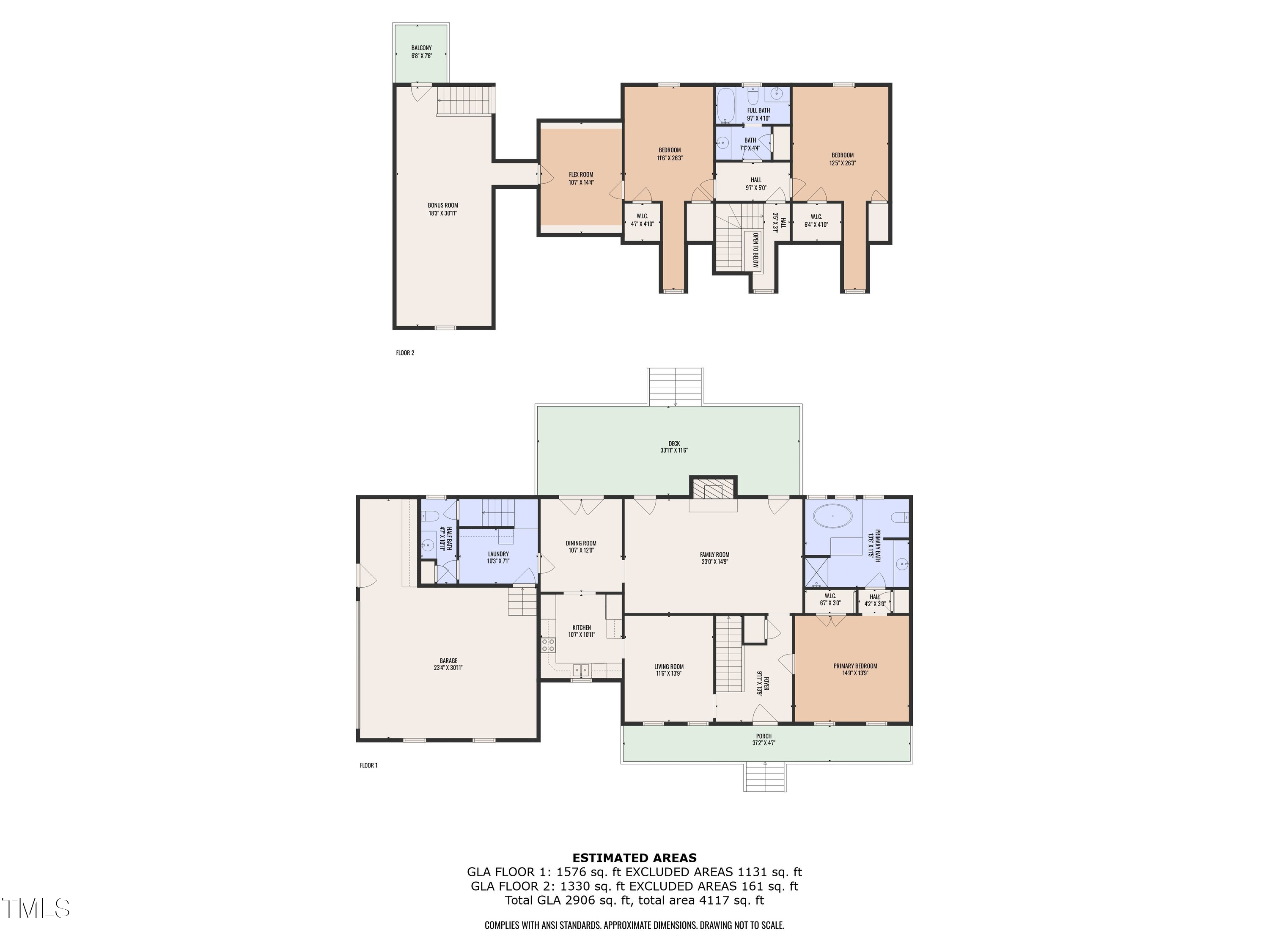 397 Meadow Road Kenly, NC 27542 - Photo 53 of 53 a picture of a floor plan