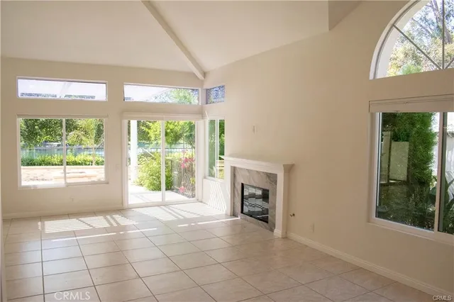 a view of livingroom with furniture and windows