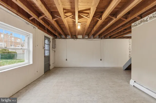 a view of a room with an entryway