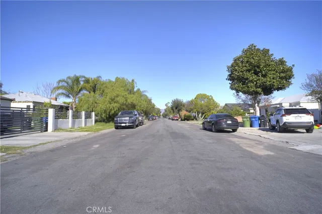 a car parked on the side of a street