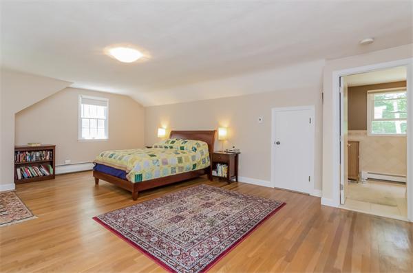 62 Moore Road Wayland, MA 01778 - Photo 17 of 22 a bedroom with a bed and wooden floor