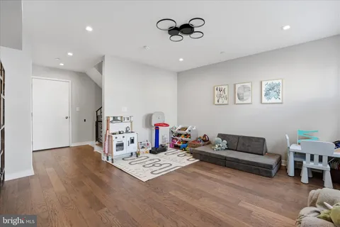 a room with furniture and window