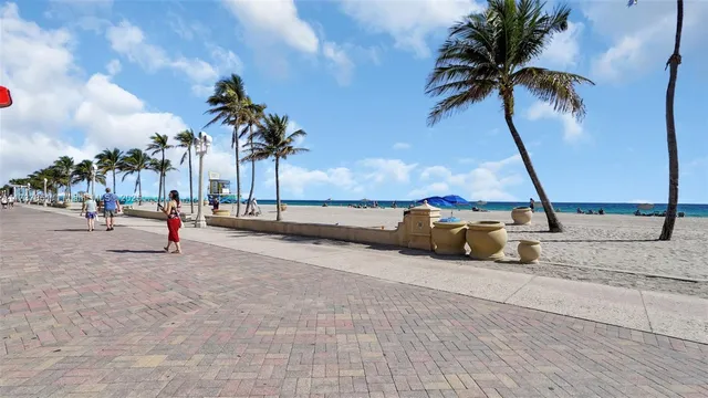 a city view with tall buildings