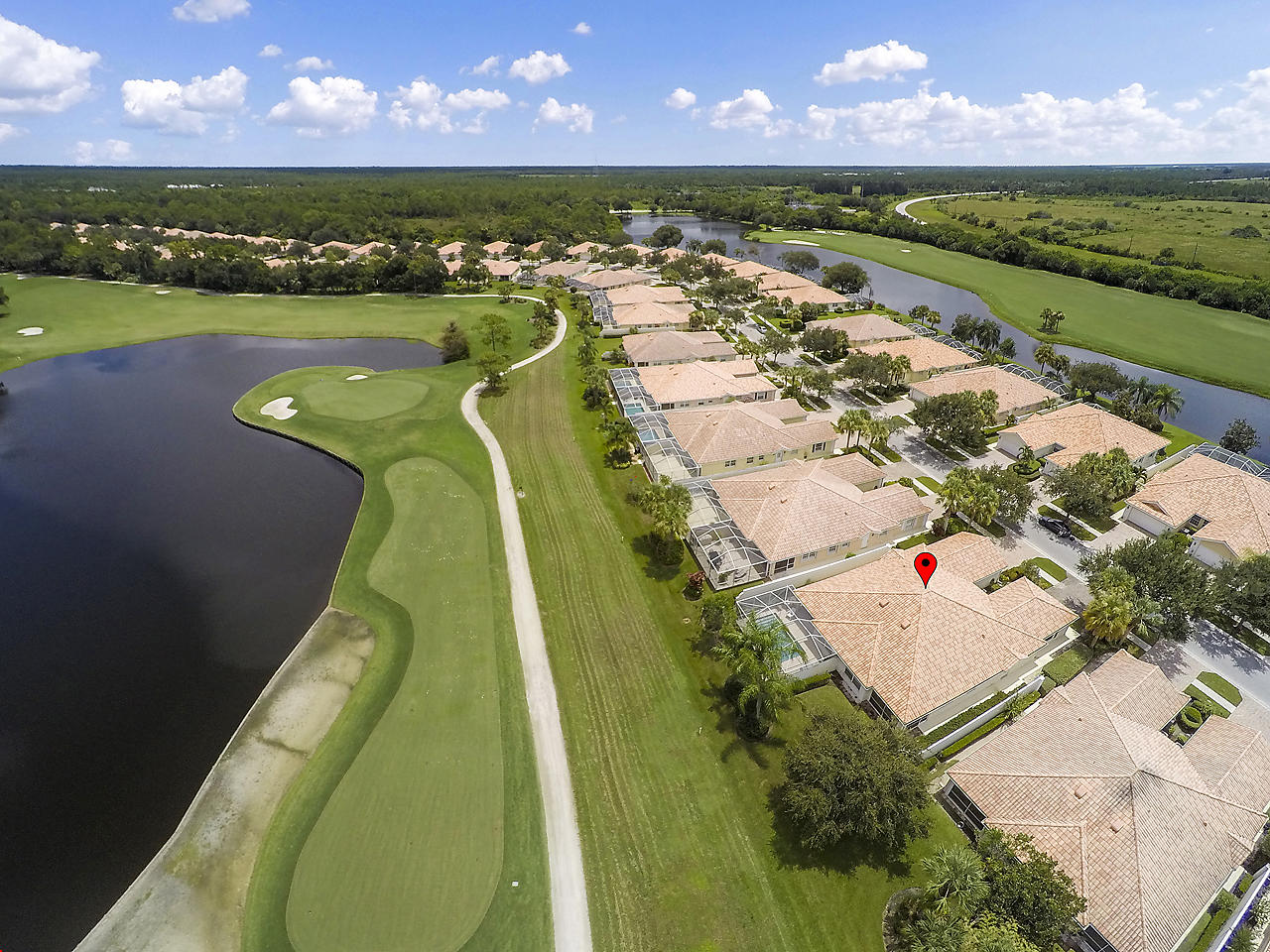 1063 Southwest Balmoral Trace Stuart, FL 34997 - Photo 3 of 29 Rear Aerial