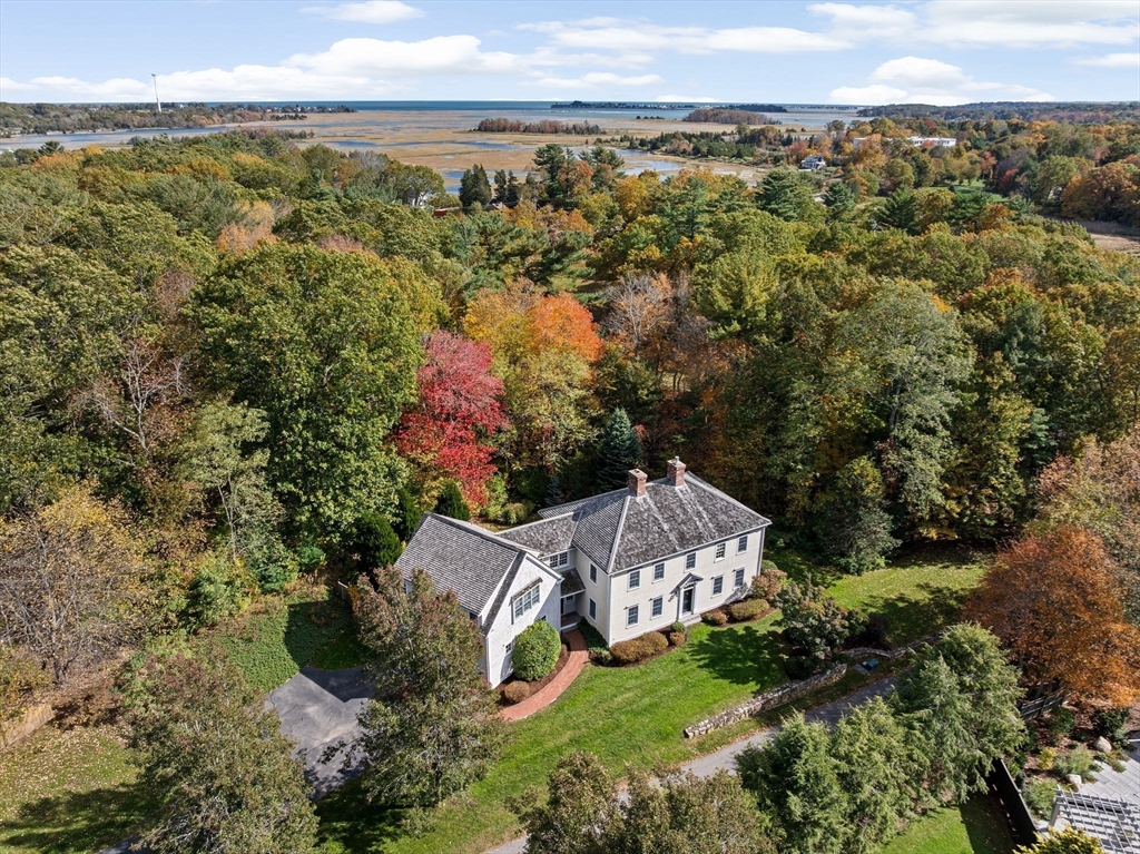 138 Judge Cushing Road Scituate, MA 02066 - Photo 2 of 40 an aerial view of a house with a yard
