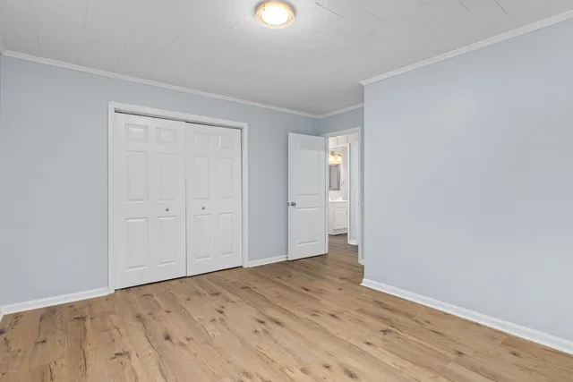 wooden floor in an empty room