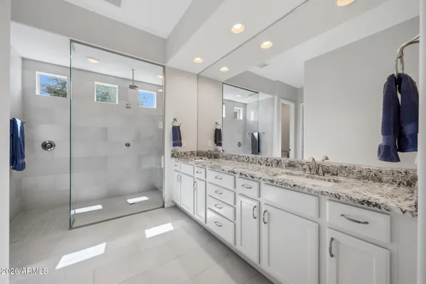 a view of a golf course with a swimming pool