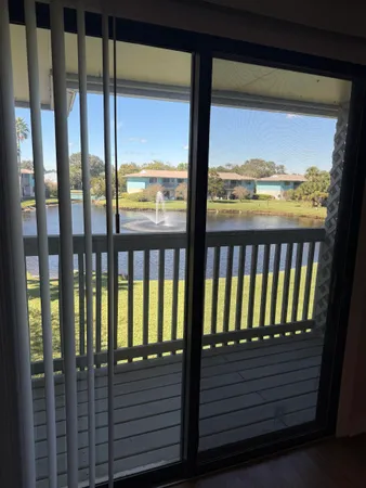 a view of a balcony