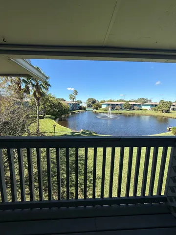 a view of city from a balcony